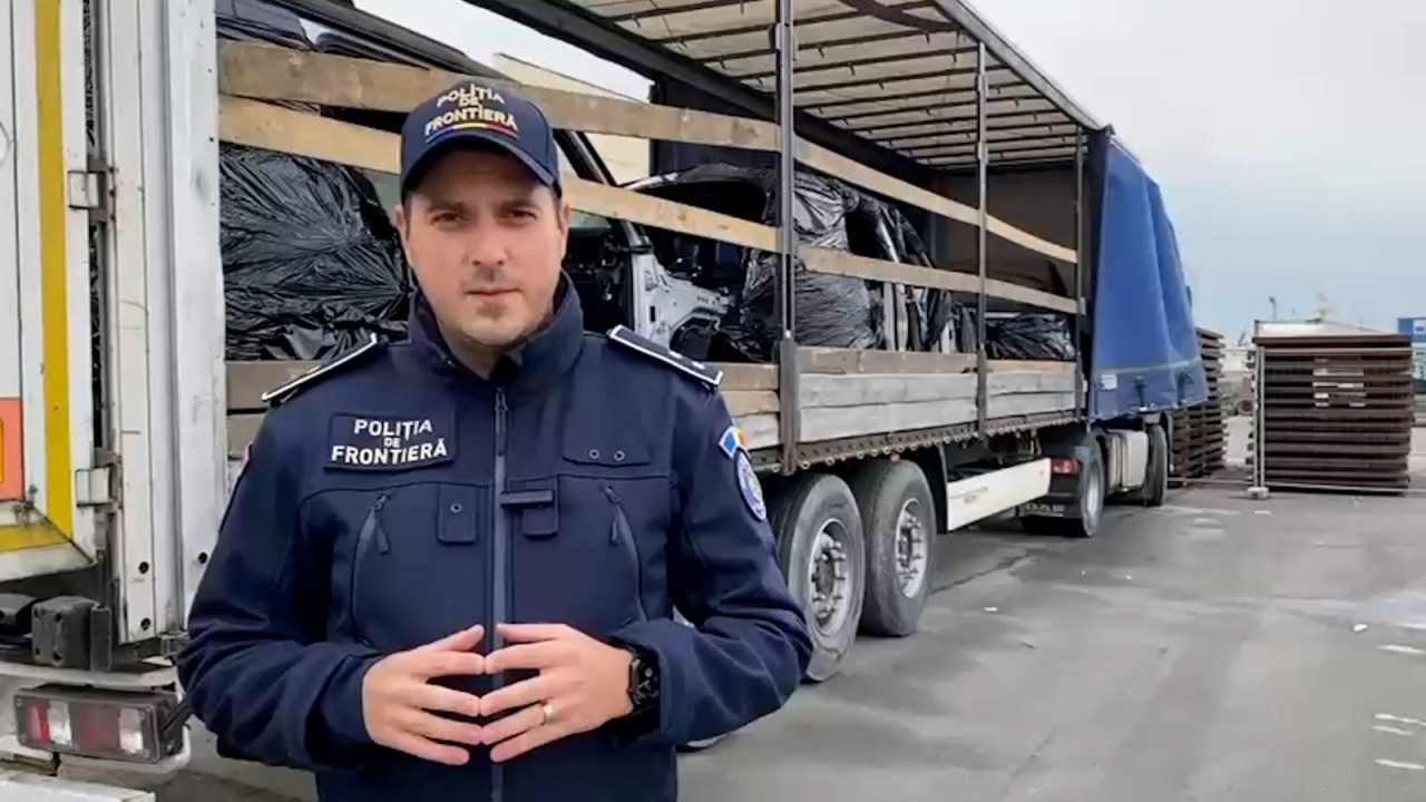 Şase maşini furate, în valoare de 400.000 de euro, descoperite dezmembrate
