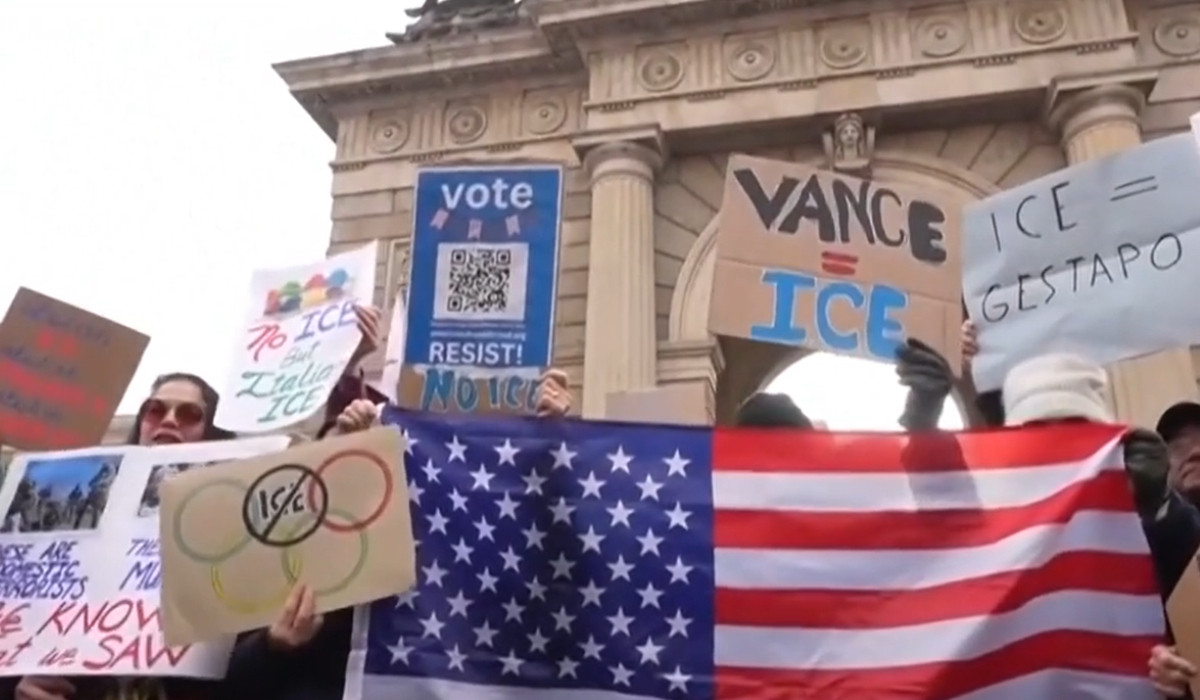 Proteste în Milano împotriva agenților ICE la Olimpiadă