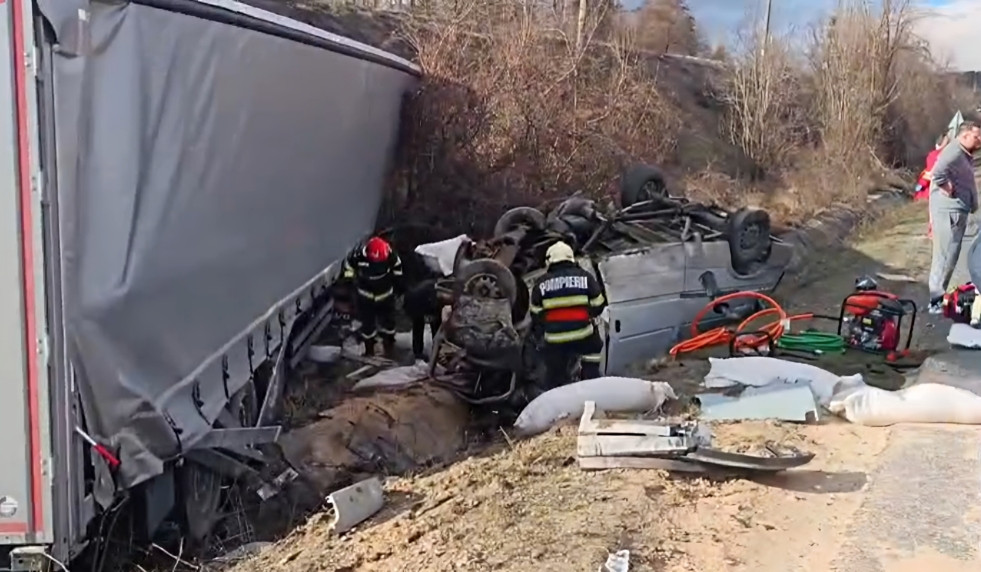 Accident rutier tragic pe DN6, Cornea