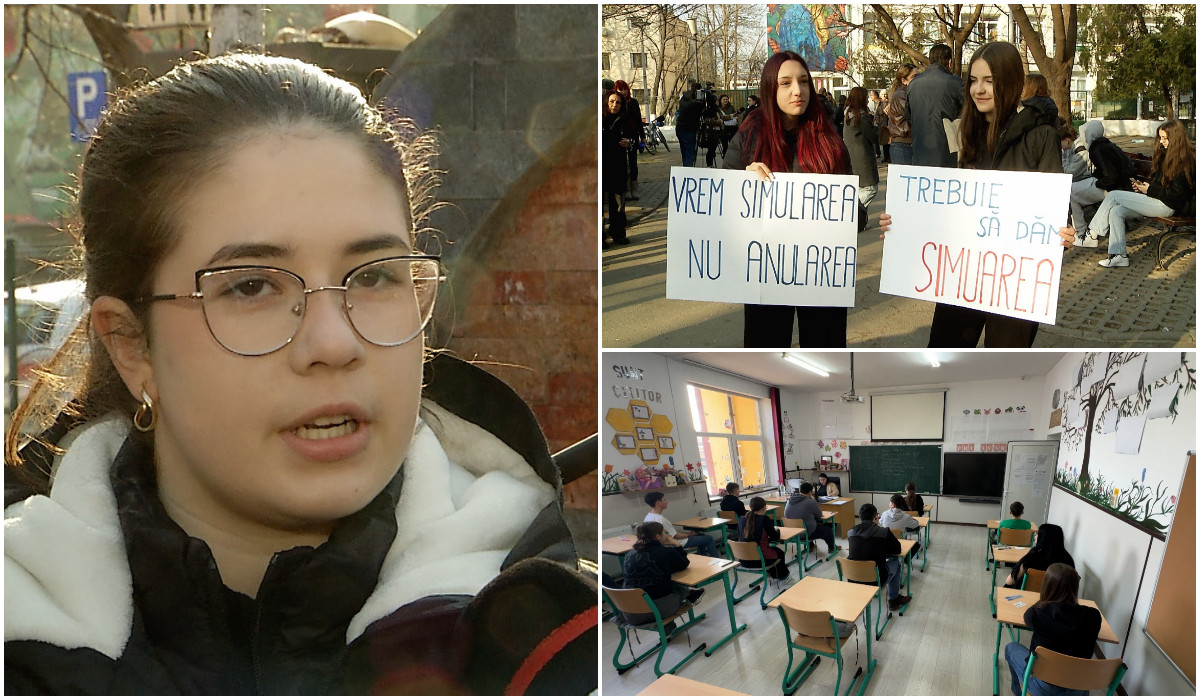 Reacţia unei eleve care a ratat simularea la română din cauza boicotului profesorilor: "Toţi învăţăm din greu"