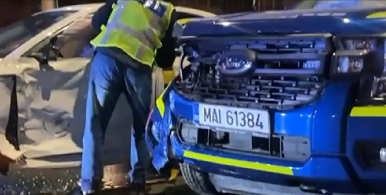 Accident în Suceava: Mașină de criminalistică implicată