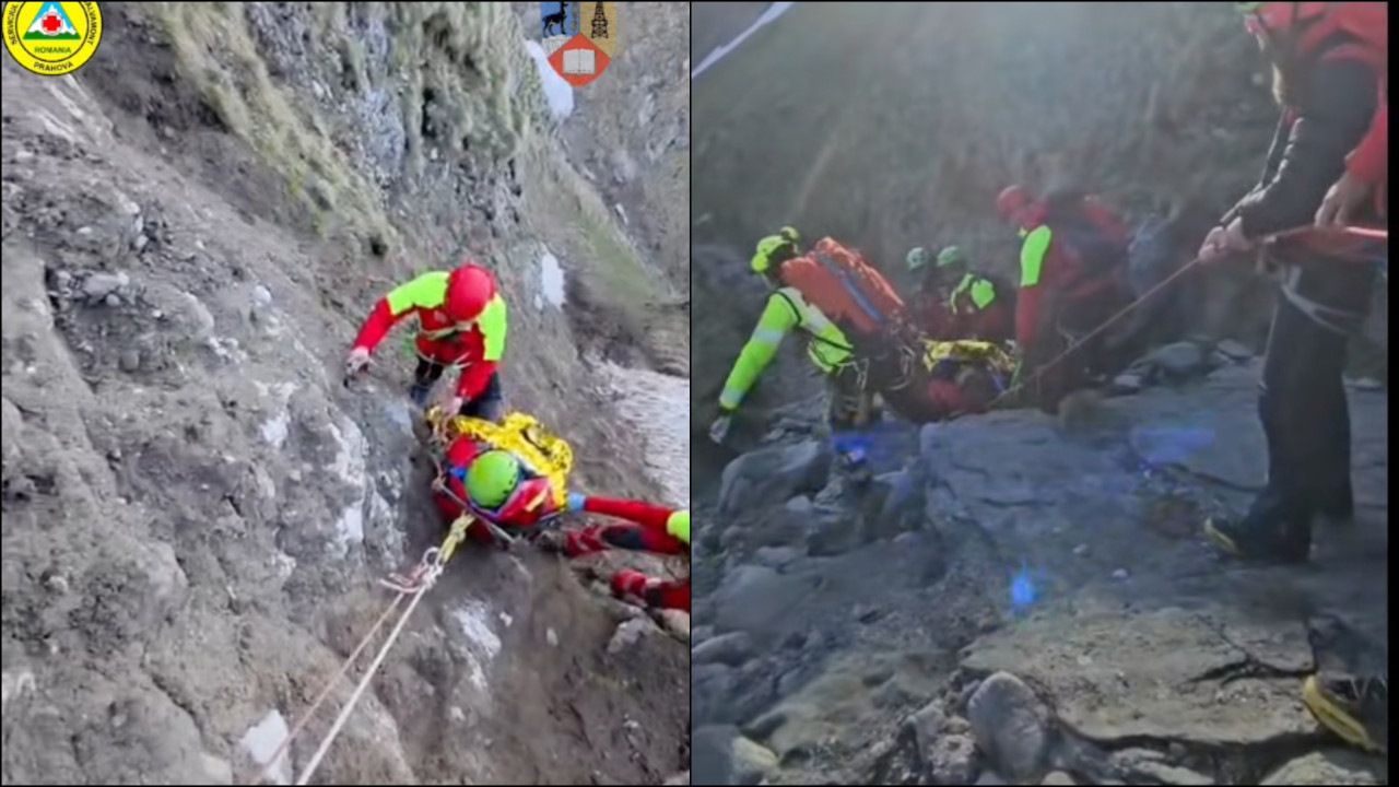 Incident în Caraiman: turist olandez căzut în prăpastie