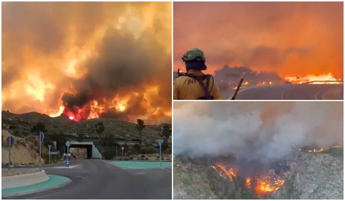 Incendiu devastator în Almeria: 12 morți, 23 dispăruți