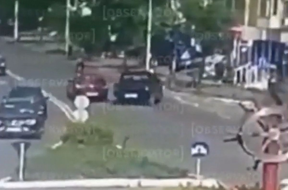 Ultimele clipe din viața Tatianei. Momentul când șoferul din Tulcea pierde controlul și urcă pe trotuar