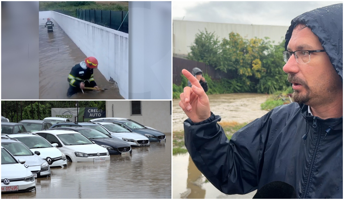 "Mi-a bubuit peretele". Mărturiile localnicilor loviți de inundațiile care au făcut prăpăd în toată țara