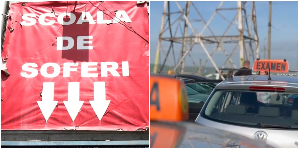Cum treceau examenul auto fără să știe nimic, la o școală din Capitală: "O să fie bine, dacă ești și dumneata"