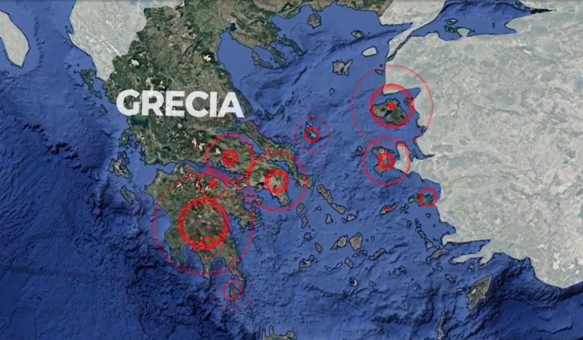 Incendii în Europa: după Spania și Franța, focul cuprinde Grecia