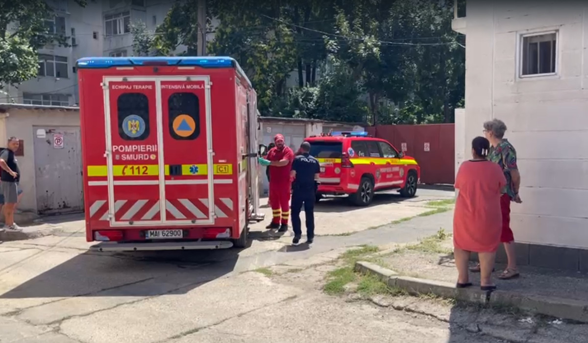 Explozie în Galați, provocată de o butelie. Un bărbat de 43 de ani a suferit arsuri la față și mâini