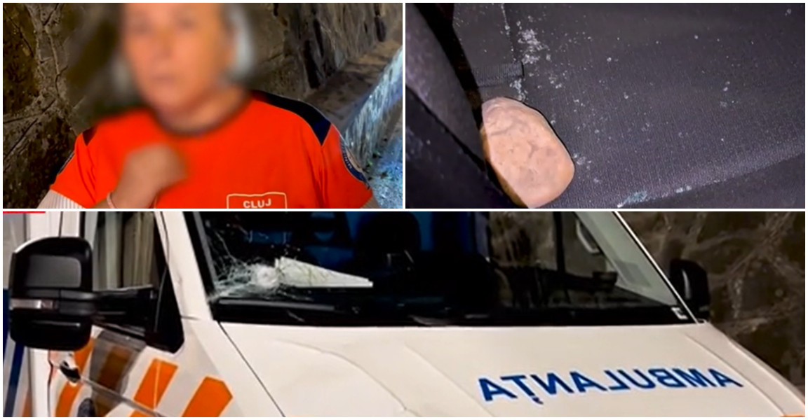 EXCLUSIV. Mărturiile echipajului de pe ambulanța atacată la Cluj: "De ne bloca față-spate, ne omora!"