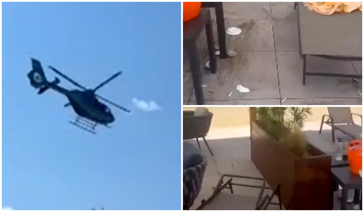 Pagube provocate de un elicopter care a aterizat într-un centru de echitație din Constanța. Pe cine a luat