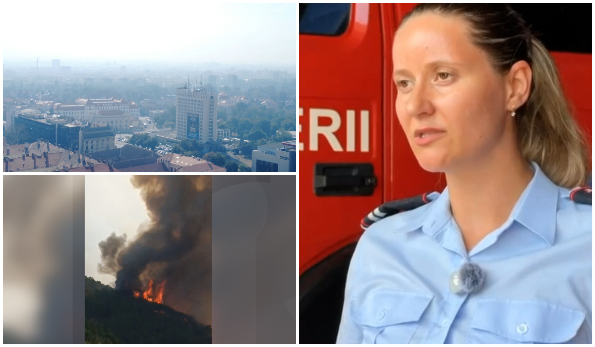 Nor de fum peste Timișoara, venit din Serbia. Cetățenii au sunat la 112, alertați de pâcla densă