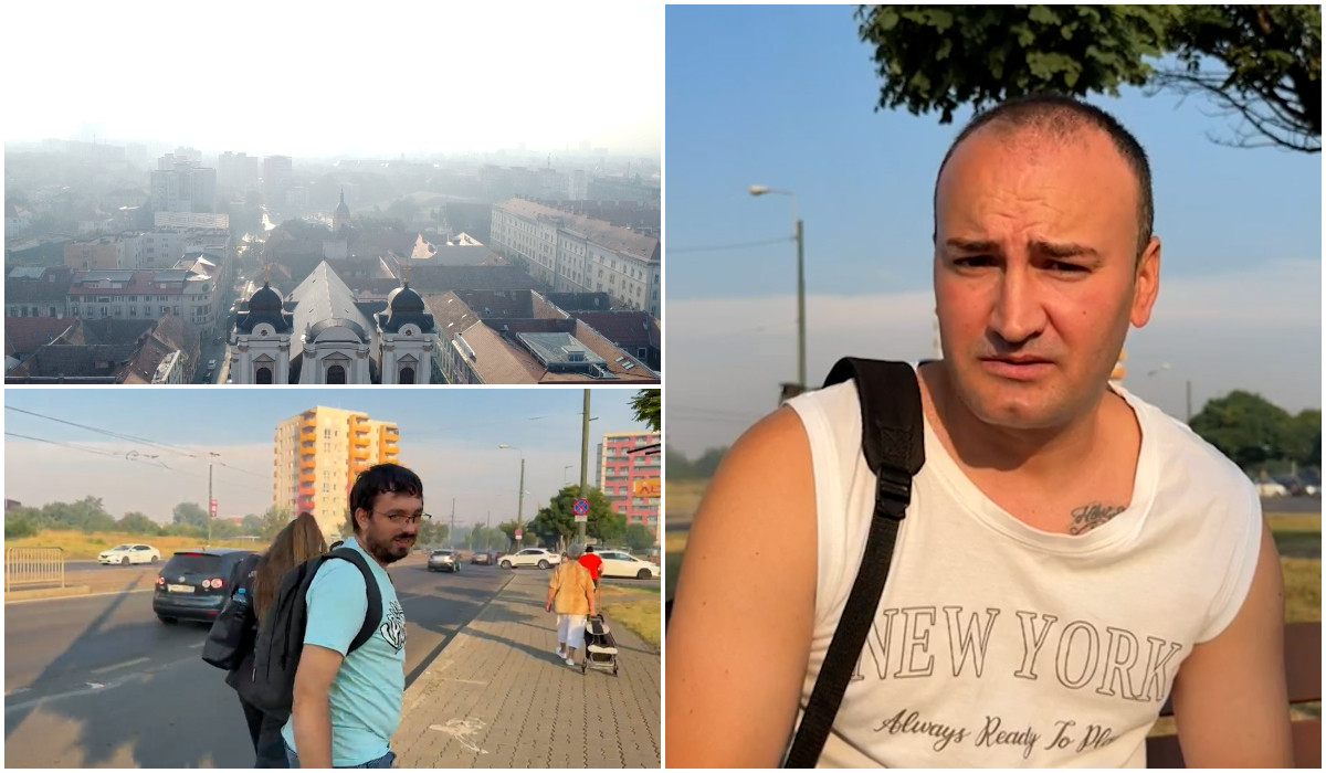 Incendiile din Serbia se apropie de granița României. Primul oraș afectat de fum toxic