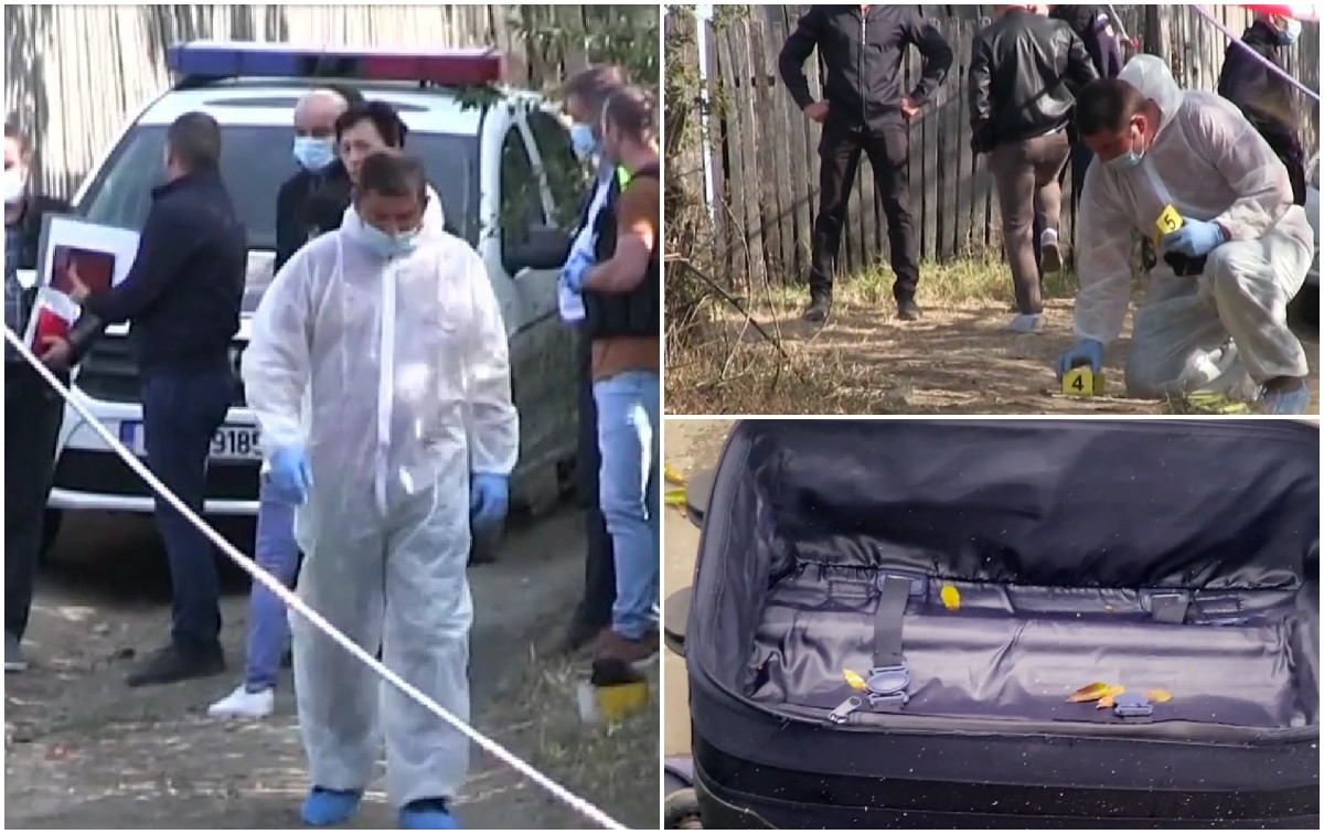 Urme de violență pe trupul tinerei găsite într-o valiză în Olt. Iubitul ei, căutat de polițiști
