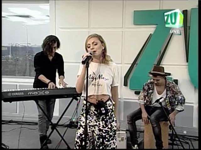 Alexandra Stan a c&acirc;ntat &rdquo;Balans&rdquo; la Morning ZU