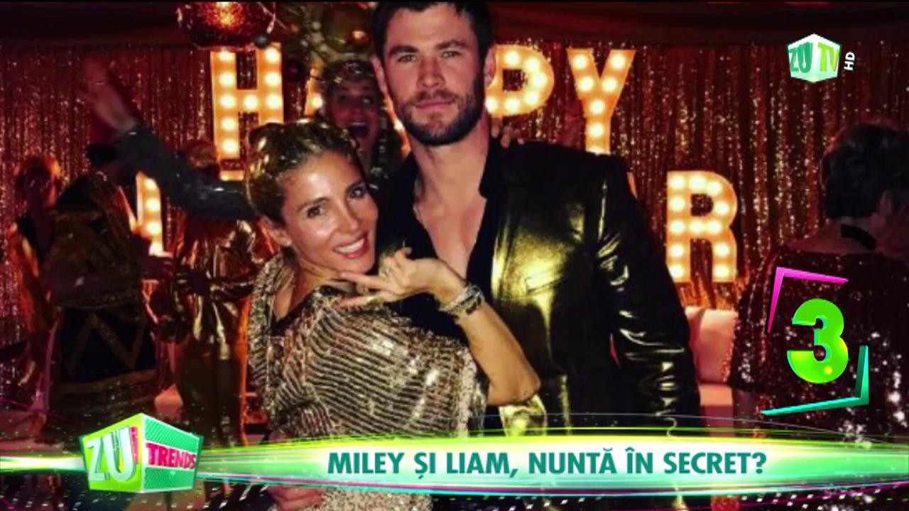 Mega-anunț pentru fanii Miley Cyrus. Cântăreața și actorul Liam Hemsworth s-au căsătorit în noaptea de Revelion
