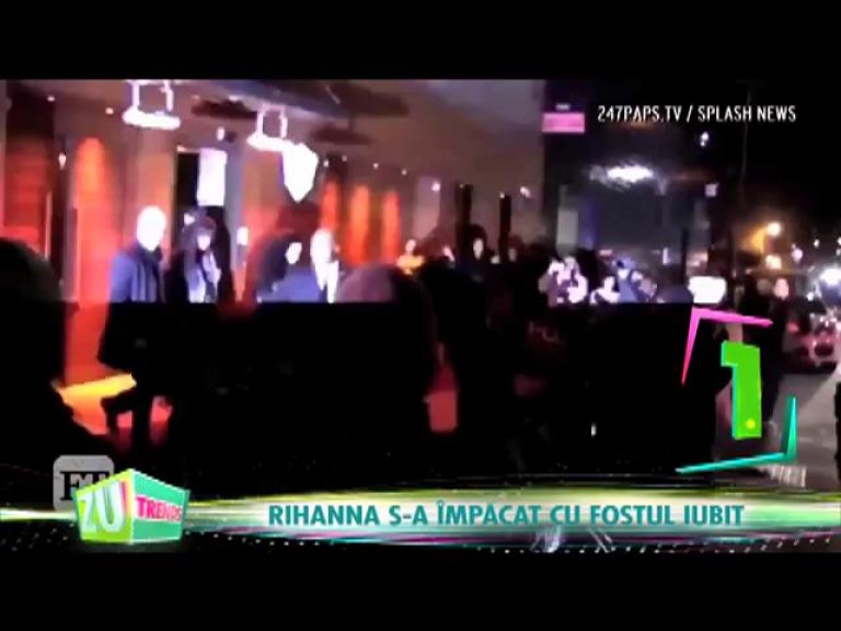 Rihanna s-a &icirc;mpăcat cu fostul