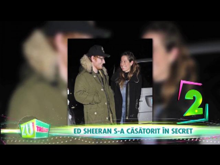 Ed Sheeran s-a căsătorit în secret