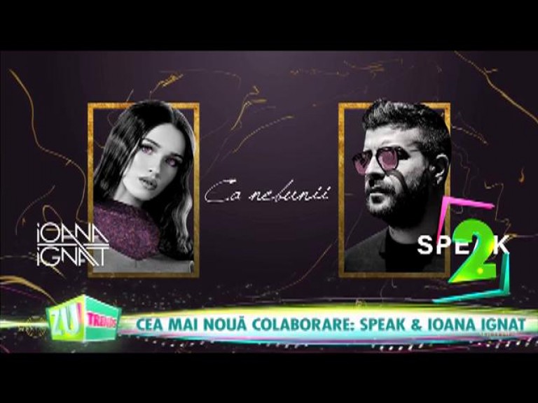 Cea mai nouă colaborare: Speak & Ioana Ignat