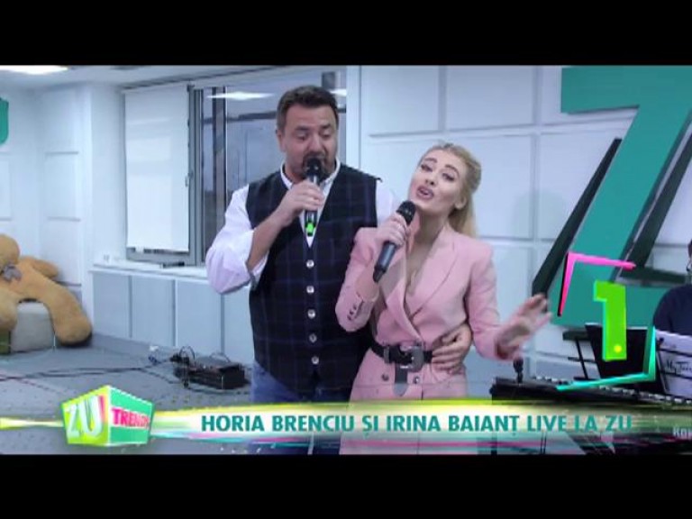 Horia Brenciu și Irina Baianț live la ZU